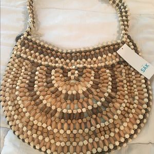 The Sak Samoa Beaded Purse Handbag NWT